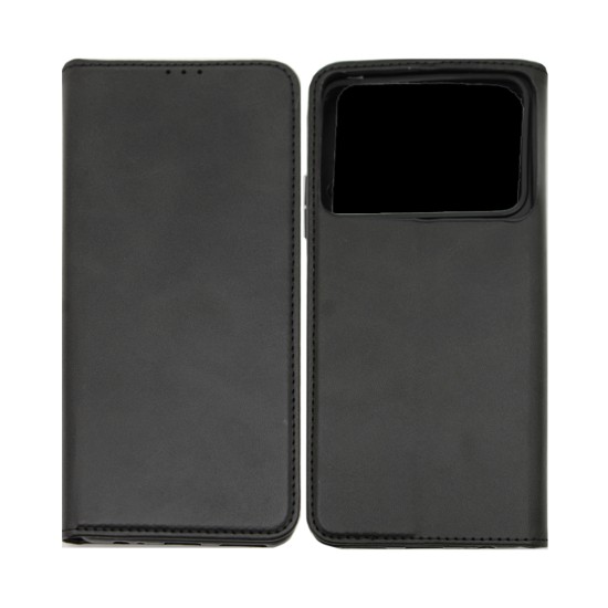 Capa Flip de Couro com Bolso Interno para ZTE Blade A36 Preto
